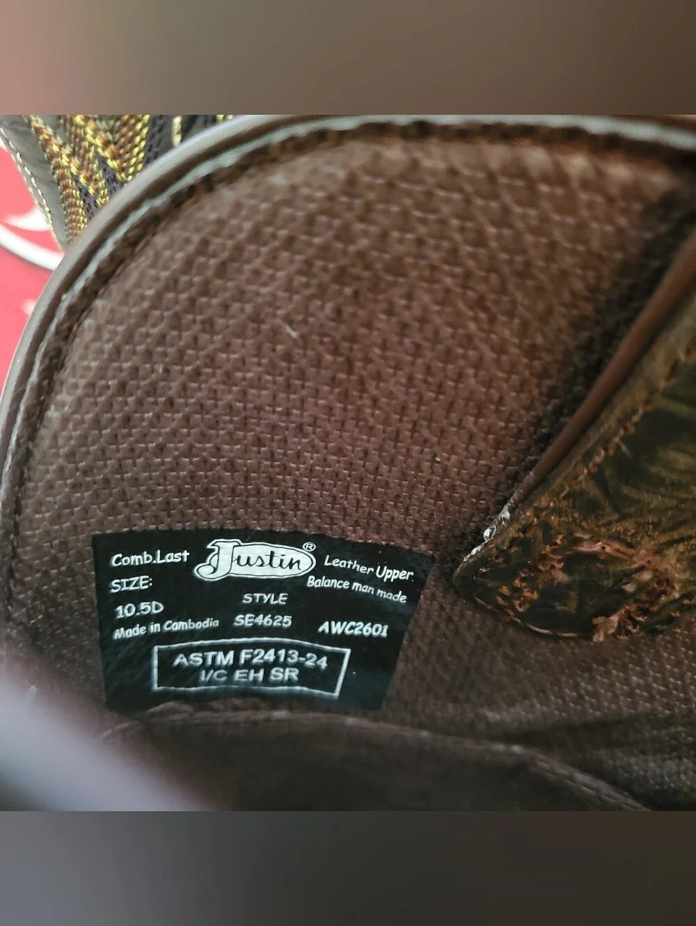 Justin Boots justin joist